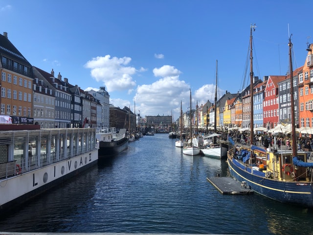 Kanal in der Innenstadt von Kopenhagen.