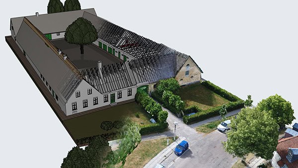 Bild eines 3D-Gebäude Modells