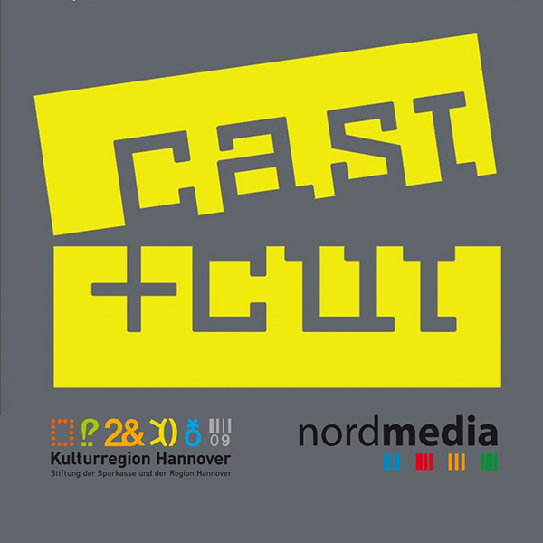 Logos von cast+cut, nordmedia und Kulturregion Hannover