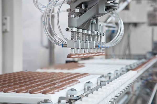 Verpackungsmaschine im Einsatz