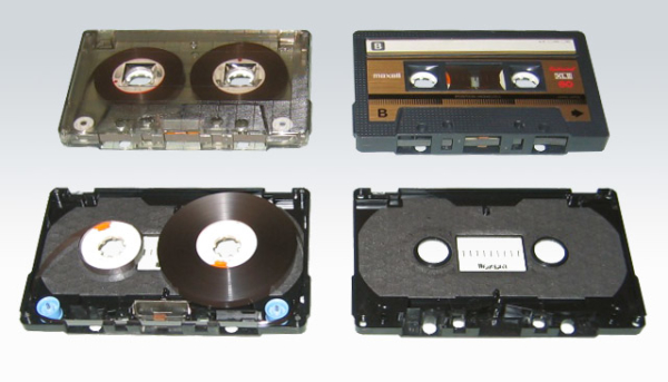 Aufbau einer Musikkassette
