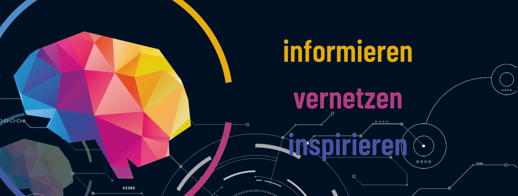 Logo des Transferzentrums für Künstliche Intelligenz, mit dem Slogan: informieren, vernetzen, inspirieren.